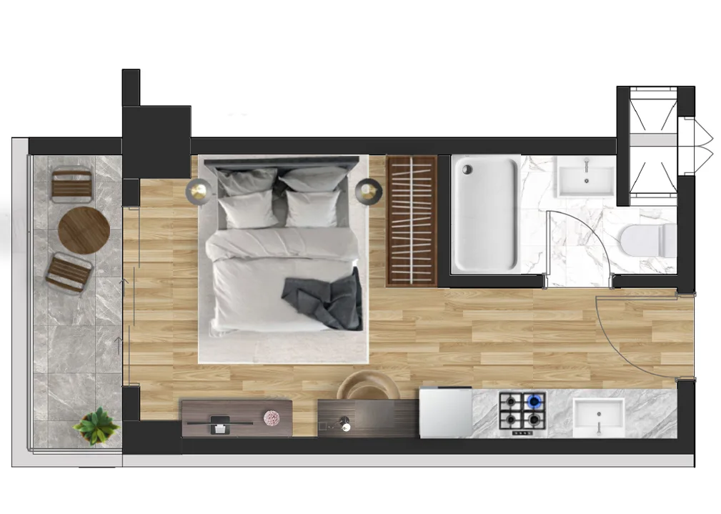 Agora Studio floor plan