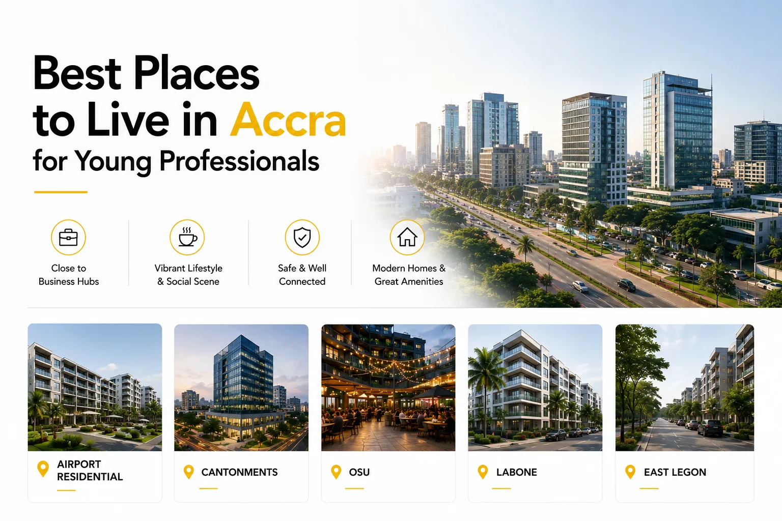 Best Places to Live in Accra